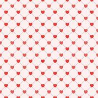 Seamless pattern with hearts. Vector repeating texture. Geometric polka dot. Seamless geometric pattern with hearts. Vector repeating texture. Dotted rhombuses from small circles and hearts in nodes.