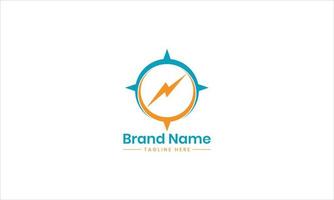 Energy Electric Thunder Bolt Fast Storm Vector Logo Design. Pro Vector