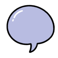 purple comic speech bubble png