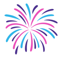 ícone colorido de fogos de artifício. png