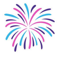 Colourful fireworks icon. png