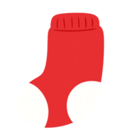 icône de chaussette de Noël. png