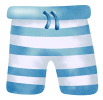 icono de shorts de baño masculinos de acuarela png