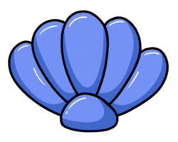 Cartoon-Muschel-Symbol png