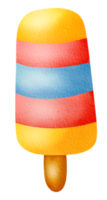 Ice cream watercolor icon png