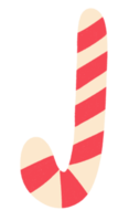 icône de canne en bonbon de Noël. png