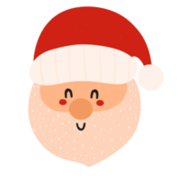 huvud santa claus jul ikon. png