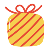 icono de caja de regalo de Navidad. png