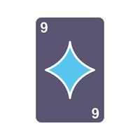 Diamonds Card Vector Icon