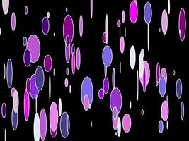 purple shapes over black background vector