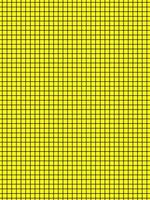black color graph paper over yellow background vector