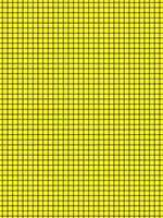 black color graph paper over yellow background vector