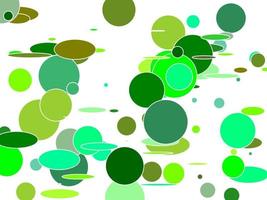 green shapes background vector