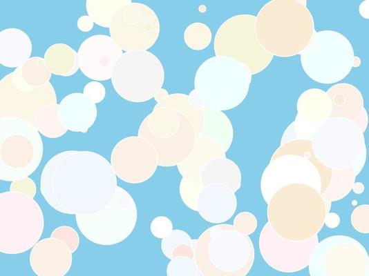 off white white shapes over sky blue background