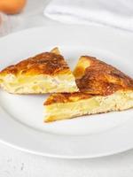 Spanish tortilla omelette photo