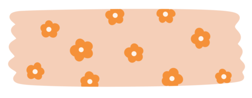 söt washi tejp pastell png