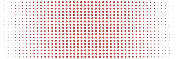 Red polka dot pattern on white background vector