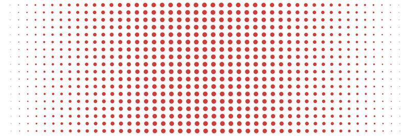 Red polka dot pattern on white background