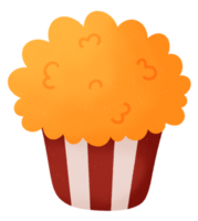 Popcorn bucket icon png