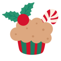 Christmas cupcake icon. png