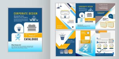 magazine layout template, creative brochure design, annual report and company profile , book cover, a4 presentation layout, business flyer layout design. vector