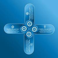 business infographic template design. Realistic circle diagram infographic. modern Business annual report Chart visualization. vector