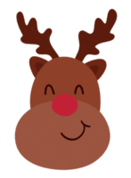 icono de Navidad de renos. png