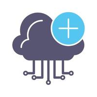 Cloud Computing Vector Icon