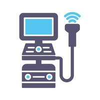 Ultrasound Machine Vector Icon