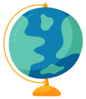 Globe of planet earth icon png