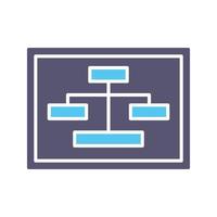 Unique Seo Structure Vector Icon