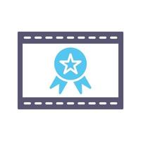 Unique Web Award Vector Icon