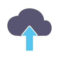 Upload to Cloud Vector Icon