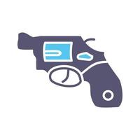 Unique Revolver Vector Icon