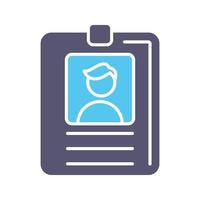 Id Card Vector Icon