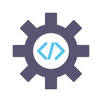 Unique Code Optimization Vector Icon