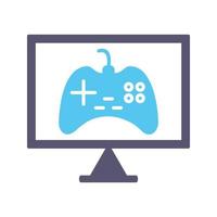 Unique Online Games Vector Icon