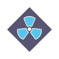 Radiation Vector Icon