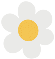 ícone plano de flor margarida png