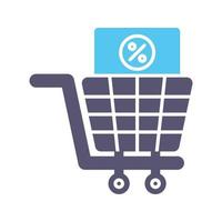 Shopping Tax Vector Icon