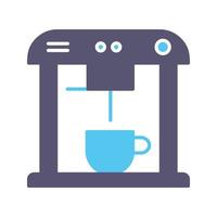 icono de vector de máquina de café único