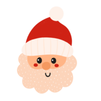 Head Santa claus christmas icon. png