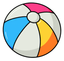 icono de pelota de playa png