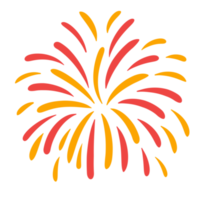 icône de feux d'artifice colorés. png