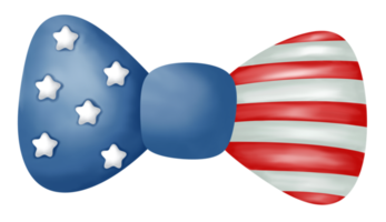 Bow tie flat icon independence day usa. png