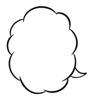 Cartoon Comic cloud. png