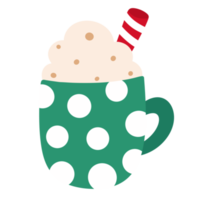 Kerstmis vakantie koffie mok cacao icoon. png