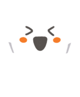 contento Halloween fantasma pauroso bianca fantasmi carino png