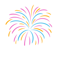 Colourful fireworks icon. png