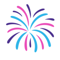 Colourful fireworks icon. png